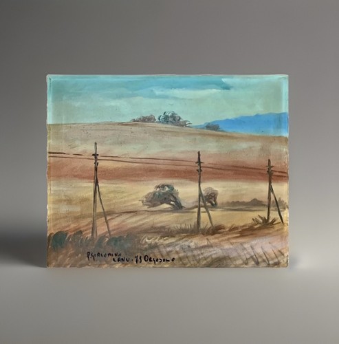 Tableau ancien huile - tableau, toile