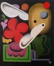 Contemporary Art Painting Acrylic Painting on Canvas Original Signed Work 