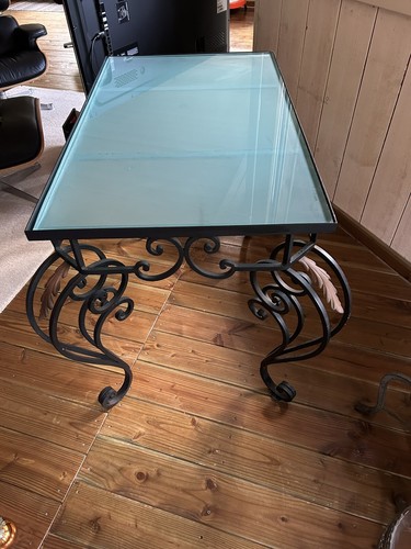 Table console fer - table,