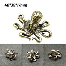 Laiton Rétro Octopus Figurine