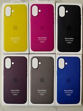 Genuine Apple iPhone 16 PLUS (6.7") Silicone Case w/Magsafe - Multiple Colors