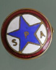  SPA Stadium Badge Pont Audemer Antique Enameled Football.