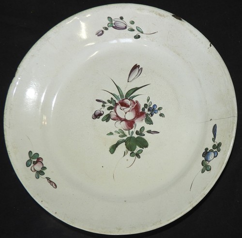 Assiette ancienne faïence - ancienne,