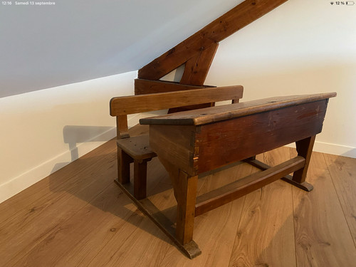 Bureau ecolier ancien - d'ecolier,