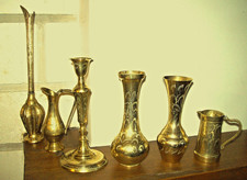 6 PET.BIBELOTS CUIVRE