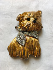 Bijou ancien : broche , chien