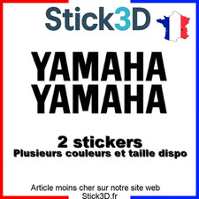 Lot de 2 Stickers Yamaha  Moto