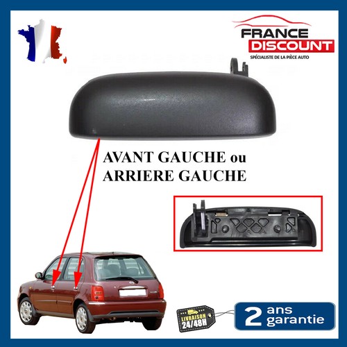 Poignée arriere gauche - arriere,
