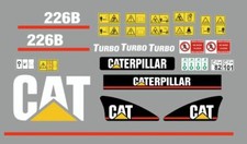 Stickers Compatible pour Caterpillar 226b Adhésifs Kit Complet