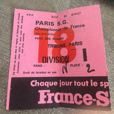 Le Rare ticket vintage )) PSG