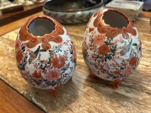 Vases porcelaine kutani - vases,