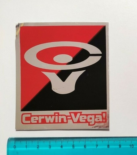 Autocollant cerwin vega - cerwin,