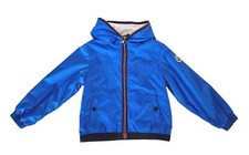 MONCLER Junior Enfant Veste Lumière à Capuche Anton Bleu
