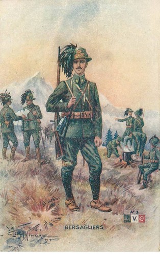 Uniforme soldat bersagliers - uniforme,