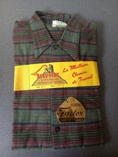 ANCIENNE CHEMISE DE TRAVAIL LE BEAU-FORT COTON FORTEX NEUVE TAILLE 39 Modèle 2