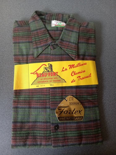 Ancienne chemise travail - ancienne, de