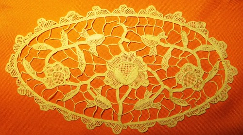 Napperon ancien dentelle - napperon,