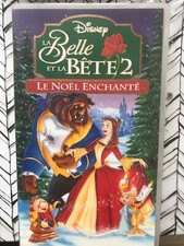 cassette vidéo vhs K7 walt disney - la belle et la bete  2 le noel enchanté