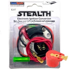 Reliant Robin 750 850  AccuSpark  Electronic Ignition for Lucas 45D + Red Rotor.