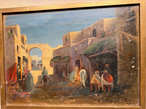 Huile sur toile peinture hst - huile,