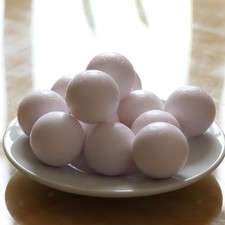 12 Pièces 32mm Blanc Soccer