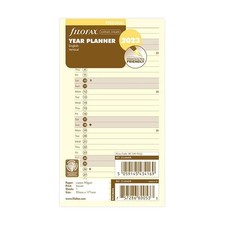 [68408] FILOFAX Recharge Agenda Personnel 2023 Anglais Crème