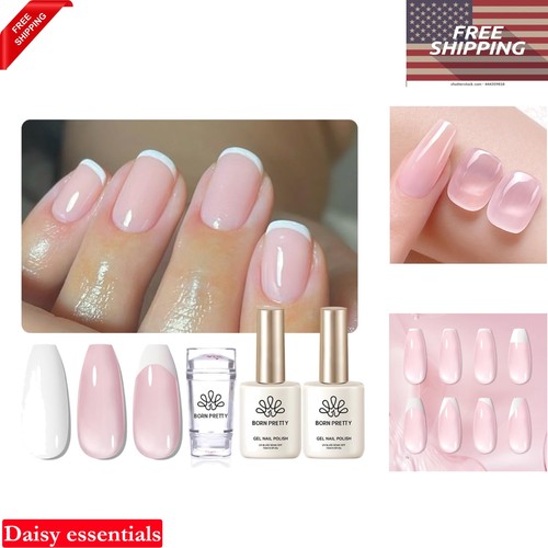 French manicure kit gel nail - french,