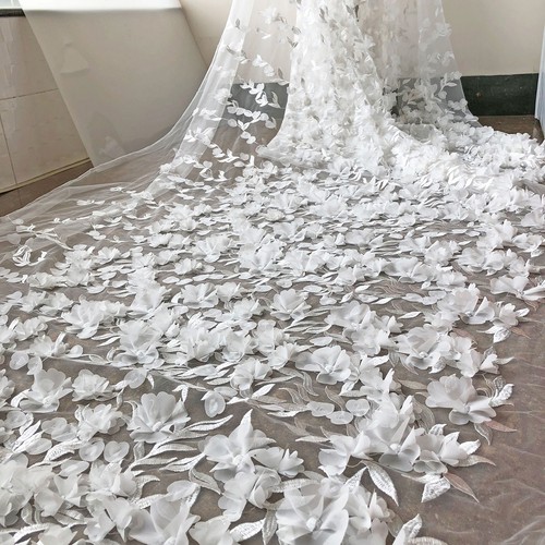Broderie fleur tissu - broderie,