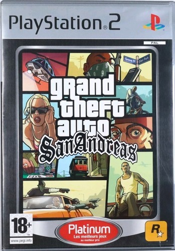 Gta san andreas ps2 platinum - andreas,