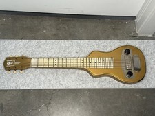 Vintage HARMONY 1950's Electric Lap Steel Guitar -Damaged & Worn AS-IS FOR PARTS