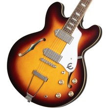 Guitare électrique vintage Epiphone Casino Sunburst avec sac de concert premium