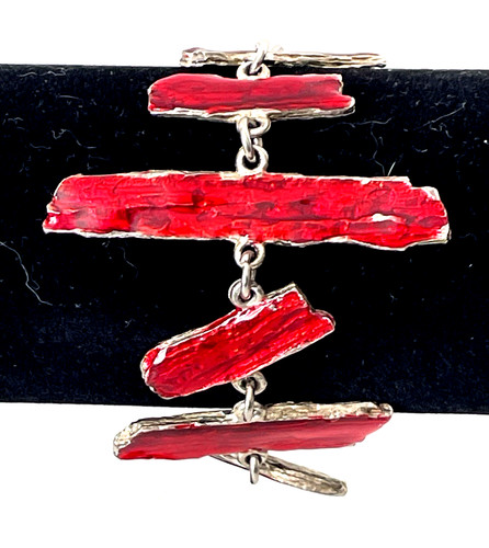 Ancien bracelet signé biche - ancien,