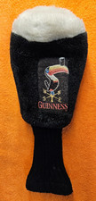 GUINNESS TOUCAN FAIRWAY WOOD PLUSH HEADCOVER GREEN - WHITE