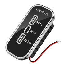 Prise USB 3 Ports 12 V PD3.0 &