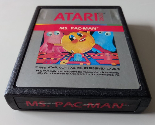 Jeu atari 2600 pac man - atari, "ms.