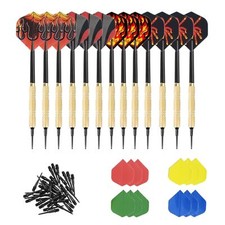 Plastic Point Arrow Set of Pointed Darts with 24 Volleys Supplement...