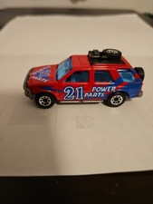1994 Matchbox Isuzu Rodeo SUV Collectible Power Parts #21 Blue/Red