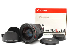 [ Almost UNUSED w/Box,Hood ] Canon EF 24mm f/1.4 L USM Wide Angle AF Lens JAPAN