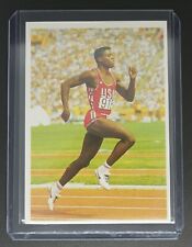 CARL LEWIS #18 USA - FOAL 1985 SERIES 44 - RARE CARD IMAGE - Track & Field