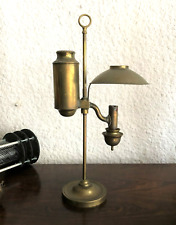 old QUINQUET brass lamp 19th 19th 19th oil oil lamp 46 cm lampshade
