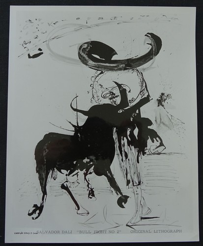 Salvador dali autographe 3a - dali,