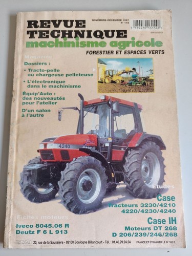 Revue technique tracteur case - tracteur,