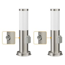 2x Borne d'éclairage de