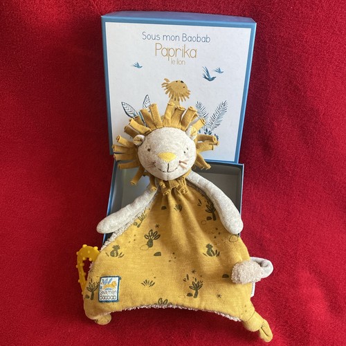 Doudou plat lion - doudou,