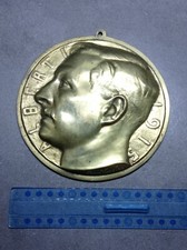 GRANDE MEDAILLE PLAQUE ALBERT