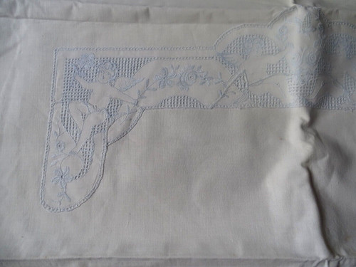 Linge ancien housse édredon - ancien, ,