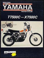Yamaha TT500 and XT500 Repair
