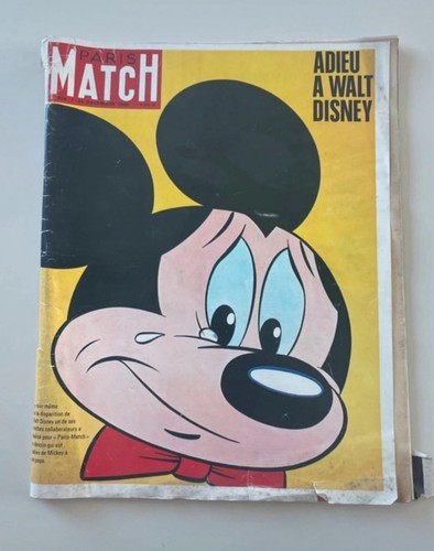 Paris match 1966 adieu - match, walt