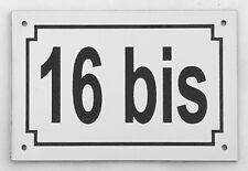 plaque pvc numero de rue ou de