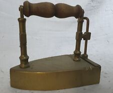 Antique Solid Bronze Iron with Bar 19th Century
